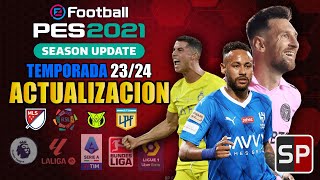 PES 2021 actualizado al 2024  SP Football Life 2024  PC  TUTORIAL [upl. by Onid]