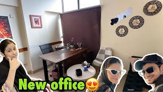 New office dikha diya Saba and fariha ko😍  best wishes Di❤️ [upl. by Nylime303]