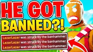 LAZARBEAM GOT BANNED MID GAME In Fortnite  Spot The Difference w Lazarbeam amp Vikkstar123 [upl. by Hendry26]