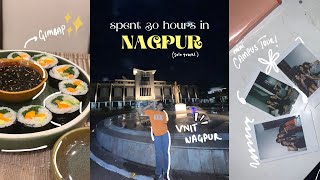 travel w me ✈️ NAGPUR  vnit nagpur campus tour 🩷 [upl. by Orpheus344]