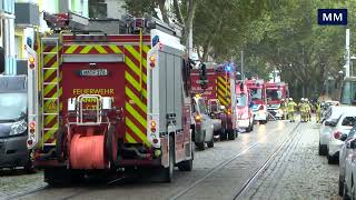 Brand in Altenheim in Mannheim Eine Person tot geborgen [upl. by Yeknarf]