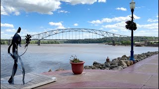 A Mississippi Riverwalk Dubuque Iowa [upl. by Barney625]