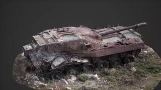 Photogrammetry of a Chieftain Tank at Dhekelia Range [upl. by Milty525]