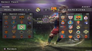 Winning Eleven 2011 PS2  Real Madrid VS Barcelona  Gameplay  PCSX2 [upl. by Sherline]