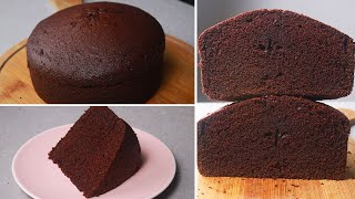 Super Soft Chocolate Sponge Cake Recipe  Easy Chocolate Sponge Cake Recipe [upl. by Kendra]