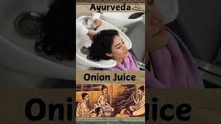 Onion Juice for Hair Growth for women and men also ayurveda rajivdixit [upl. by Enaerb549]