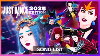 quotJust Dance 2025quot  Menu Song List [upl. by Alliuqal992]