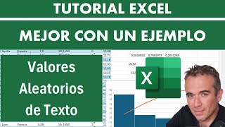 Generar valores aleatorios de texto en Excel mejor con un ejemplo [upl. by Pallua]