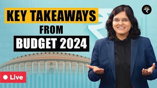 Key takeaways from budget 2024  CA Rachana Ranade [upl. by Necila]