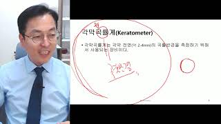 각막곡률계keratometer의 측정 및 활용 1 [upl. by Nahshunn]