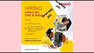 Students Internship FANUC IndiaAutomation ElectricalElectronicsMechanicalMechatronics [upl. by Duwad]