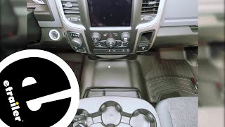 etrailer  Installation Guide for the WeatherTech Front Auto Floor Mat on a 2019 Ram 1500 Classic [upl. by Reichel]