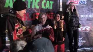 AMSOIL Championship Snocross Miss ISOC  Timi Leighton Ustream [upl. by Sturdivant]