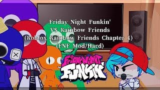 FNF Mod Characters Reacts VS Rainbow Friends FNF Mod [upl. by Gorlin]