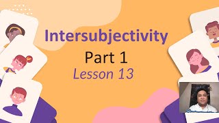 Intro to Philosophy SHS Intersubjectivity Part 1 [upl. by Aninotna]