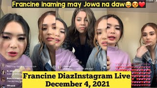 Francine Diaz Instagram Full Live with Jayda Avanzado and Elha NymphaquotFrancine may Jowa na dawquot [upl. by Llerrud561]