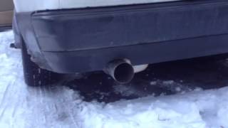 1992 Mercedes 190E M103 30L exhaust [upl. by Nairbo889]