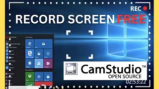 How to record your computer screen with camstudio 2024 [upl. by Sidoon]