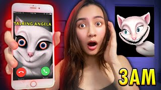 Talking Angela CALLED me on the phone at 3AM scary [upl. by Celina]