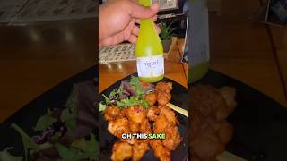 This Nigori Sake tasted amazing 🔥🔥🤯 first time ever having Sake  shorts food mukbang [upl. by Jedd311]