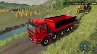 Fs22 Felsbrunn  Forestry and Construction  Part 05 [upl. by Ghassan114]