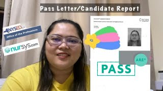 How to request a PASS LETTER or NCLEX CANDIDATE REPORT under NYSED  Charoterang Mariposa [upl. by Caron]