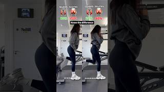 Know the difference ✅ splitsquats quads glutes workoutips fitnesstips gymtips gymhacks fit [upl. by Rukna]