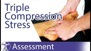 Triple Compression Stress Test  Tarsal Tunnel Syndrome [upl. by Merriman]