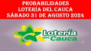 RESULTADO PREMIO MAYOR LOTERIA del CAUCA SORTEO 2522 Hoy Sábado 31 de agosto del 2024 [upl. by Saretta]