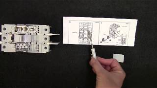 Installing Auxiliary Contacts with a 140G GI Frame Molded Case Circuit Breaker [upl. by Eikin]