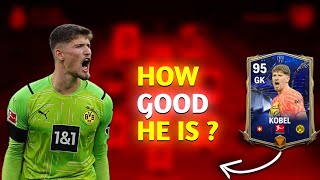 FC MOBILE TOTY 90 RATED GOALKEEPER KOBEL GAMEPLAY REVIEW [upl. by Frasch]