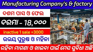 Manufacturing company amp factory BPO Telecaller Job In Odisha 2024  Salary 17000 amonth [upl. by Ak]