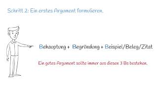 Aufbau einer Argumentation mit den 3 Bs [upl. by Talbert]