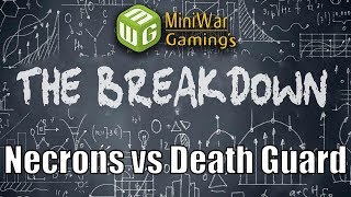 The Breakdown Necrons vs Death Guard [upl. by Lucienne]