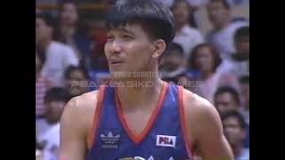 ELIMINATION ROUND SUNKIST BOTTLERS VS GINEBRA SAN MIGUEL  4TH QUARTER  1996 COMMISSIONERS CUP [upl. by Ainav539]