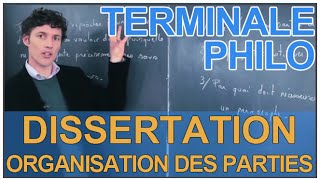 Dissertation  lorganisation des parties  Philosophie  Terminale  Les Bons Profs [upl. by Suhail]