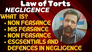 Negligence essential and defences  Types of negligence [upl. by Onaivatco]