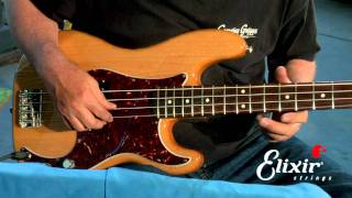 Setting Up Your Bass Guitar Intonation Adjustment Step 4 of 4  ELIXIR Strings [upl. by Inuat207]