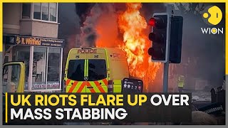 UK riots linked to misinformation about Southport stabbing  Latest News  WION [upl. by Netaf]