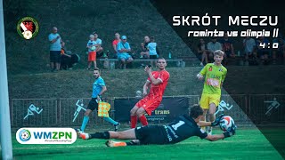 Skrót meczu Rominta Gołdap vs Olimpia II Elbląg  30082024  40 [upl. by Kirwin]