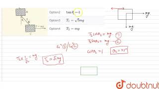 The blocks B and C in the figure have mass m each The strings AB and BC are light having [upl. by Cyndia]