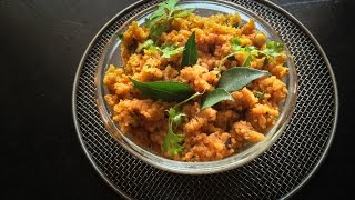 Huli Bellada Avalakki  North Karnataka Breakfast ಹುಳೀ ಬೆಲ್ಲದ ಅವಲಕ್ಕಿ  kannada recipes [upl. by Ycinuq]