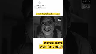 Tara Mehta ka ulta chasma 😂😂 youtubeshorts tarakmehtakaultachashma jhethalalmemes funny comedy [upl. by Kella]