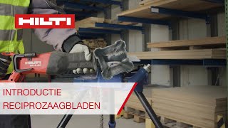 Hilti reciprozaagblad met titanium coating en hardmetalen punt [upl. by Ontina765]