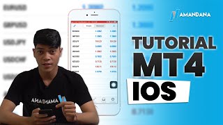 Tutorial Cara Menggunakan Metatrader 4 MT4 untuk Pemula di IOS  Contoh Melakukan Pending Order [upl. by Fabriane383]