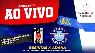 🔴 BESIKTAS X ADANA DEMIRSPOR – AO VIVO  22ª RODADA DO CAMPEONATO TURCO – COM NARRAÇÃO [upl. by Ahsima]