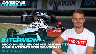 Nico Mueller on joining Andretti his aspirations for Formula Es season 11 and more [upl. by Danzig]