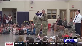 Central Community Elementary School honors local veterans [upl. by Anelra]