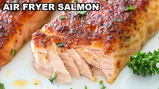 Perfect Air Fryer Salmon Recipe [upl. by Kahler]