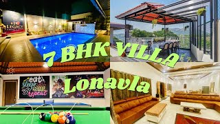 LUXURY VILLA LONAVLA  LEGACY VILLA LONAVLA [upl. by Ainek54]